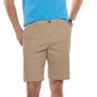 Big & Tall Sonoma Goods For Life&trade; Flexwear Modern-fit Stretch Flat-front Shorts, Men's, Size: 50, Beig/green (beig/khaki)