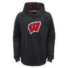 Boys 4-7 Wisconsin Badgers Mach Pullover Hoodie, Size: M 5-6, Black