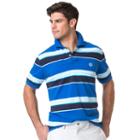 Big & Tall Chaps Classic-fit Striped Polo, Men's, Size: 5xb, Blue