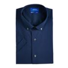 Men's Apt. 9&reg; Slim-fit Stretch Button-down Collar Dress Shirt, Size: Xl 17.5-18, Blue
