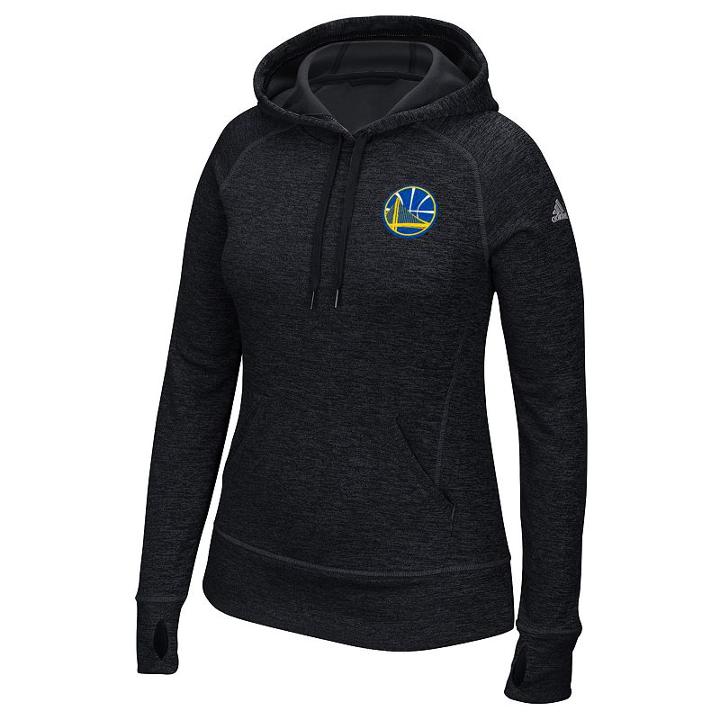 Women's Adidas Golden State Warriors Preferred Logo Hoodie, Size: Xl, Black