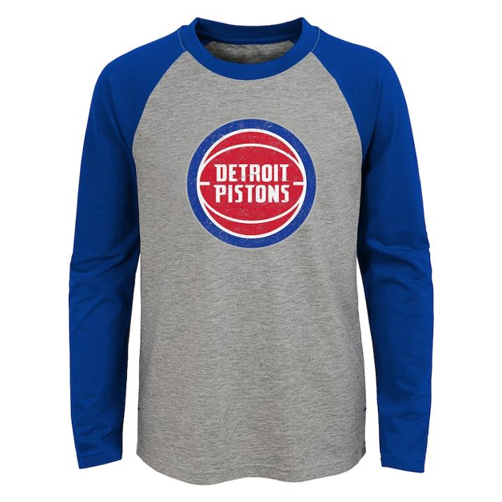 Boys 4-18 Detroit Pistons Fadaway Tee, Size: 4-5, Grey
