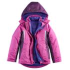 Girls 7-16 Hawke & Co Heavyweight 4-in-1 Systems Jacket, Size: 14, Med Purple