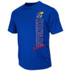 Men's Campus Heritage Kansas Jayhawks Rushing Ii Tee, Size: Xxl, Med Blue