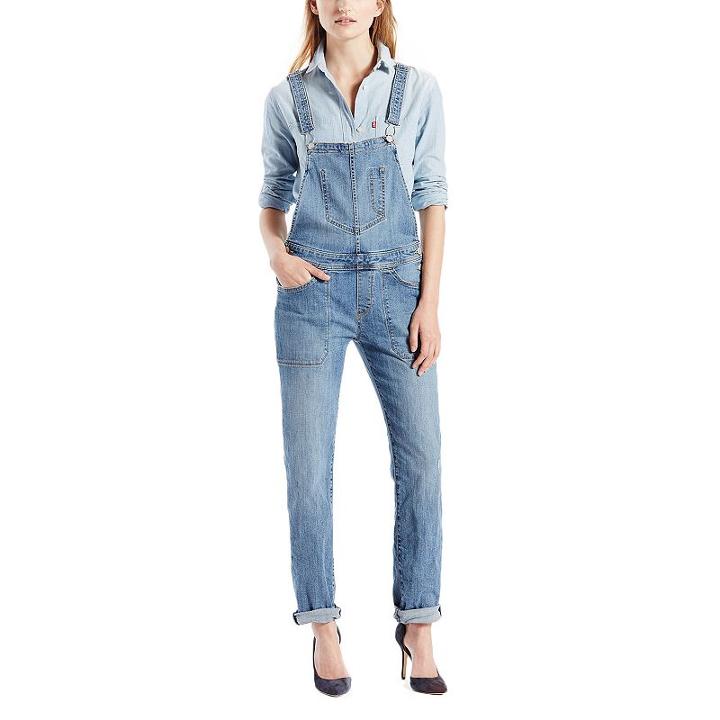 Women's Levi's Legacy Surplus Jean Overalls, Size: Large, Med Blue