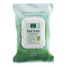 Earth Therapeutics 30-ct. Tea Tree Cleansing & Makeup Removing Facial Towelettes, Multicolor