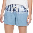 Women's Sonoma Goods For Life&trade; Beach Fleece Shorts, Size: Xl, Med Blue