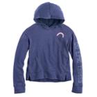 Girls 7-16 & Plus Size So&reg; Split Hem Graphic Hoodie, Size: 12 1/2, Drk Purple