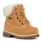 Lugz Empire Hi Faux-fur Toddlers' Water-resistant Boots, Kids Unisex, Size: 10 T, Beig/green (beig/khaki)