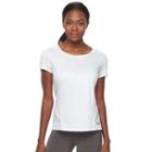 Women's Fila Sport&reg; Essential Workout Short Sleeve Tee, Size: Large, White