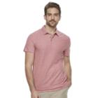 Men's Marc Anthony Luxury+ Solid Slim-fit Modal Polo, Size: Xl, Dark Pink
