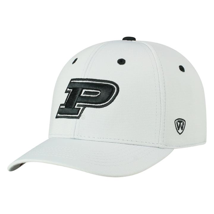 Adult Top Of The World Purdue Boilermakers High Power Cap, Men's, Light Grey