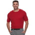 Big & Tall Croft & Barrow&reg; Classic-fit Easy-care Crewneck Tee, Men's, Size: 3xb, Med Red