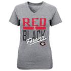 Girls 4-6x Georgia Bulldogs Palladium Tee, Girl's, Size: L (6x), Med Grey