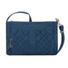 Travelon Anti-theft Signature Quilted Slim Bag, Women's, Blue