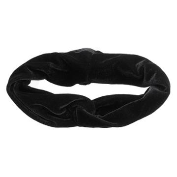 Mudd&reg; Black Velvet Stretch Headband, Women's