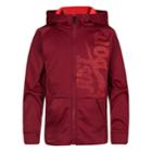 Boys 4-7 Therma Legacy Just Do It. Hooded Jacket, Size: 7, Med Red