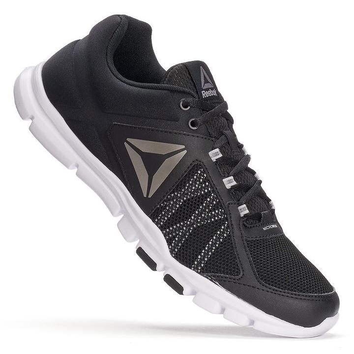 Reebok Yourflex Train Men's Training Shoes, Size: Medium (10.5), Black