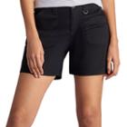 Women's Lee Kaylin Relaxed Fit Shorts, Size: 6 Avg/reg, Black