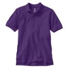 Boys 4-7 Chaps Pique School Uniform Polo, Boy's, Size: Large, Purple