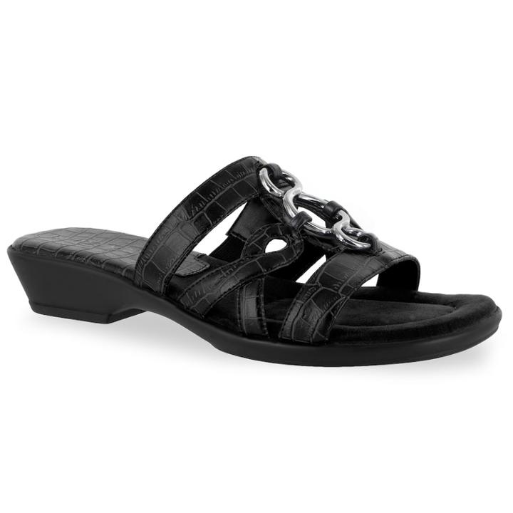 Easy Street Torrid Women's Mules, Size: Medium (7), Grey (charcoal)