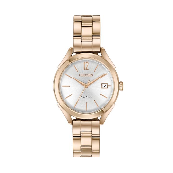 Drive From Citizen Eco-drive Women's Ltr Stainless Steel Watch - Fe6143-56a, Size: Medium, Pink
