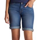 Women's Lee Gunnison Bermuda Jean Shorts, Size: 18 Avg/reg, Dark Blue