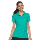 Women's Nike Short Sleeve Golf Polo, Size: Small, Green