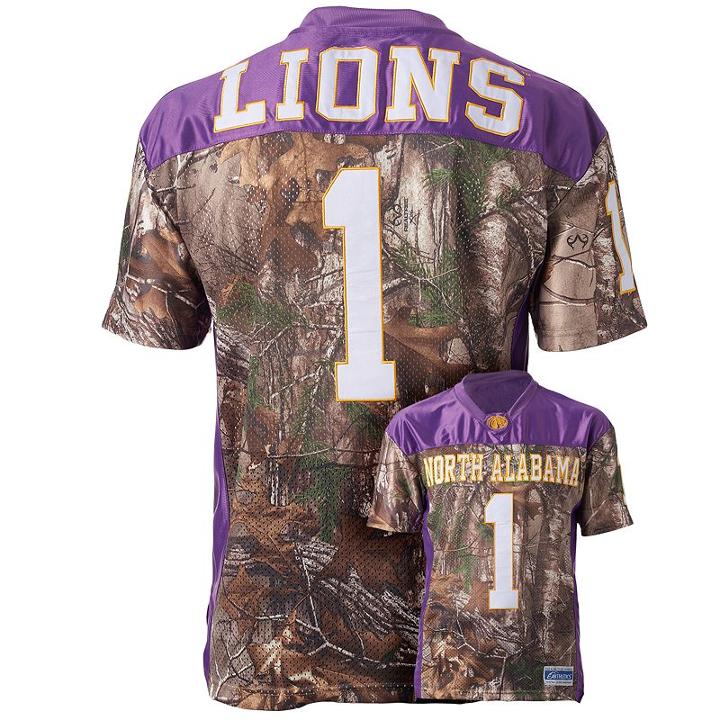 Men's North Alabama Lions Game Day Realtree Camo Jersey, Size: Medium, Brown