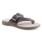 Eastland Tahiti Ii Women's Adjustable Thong Sandals, Size: 6 Wide, Dark Brown