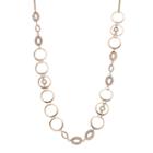 Jennifer Lopez Long Oval & Circle Link Necklace, Women's, Pink Other