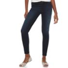 Juniors' So&reg; Low-rise Ultimate Jeggings, Teens, Size: 11, Blue (navy)