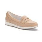 Croft & Barrow&reg; Women's Moc-toe Penny Loafers, Size: 8.5, Lt Beige