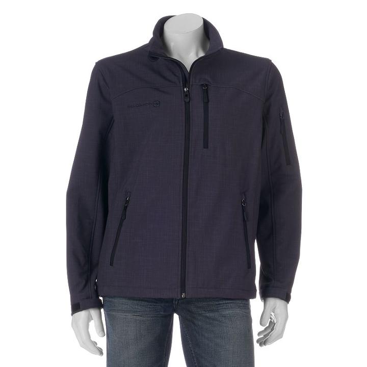 Men's Free Country Softshell Jacket, Size: Large, Grey (charcoal)