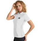 Women's Antigua Los Angeles Clippers Merit Desert Dry Polo, Size: Large, White Oth