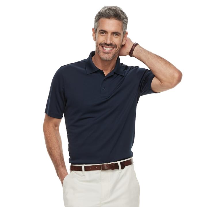 Men's Croft & Barrow&reg; Cool & Dry Classic-fit Performance Polo, Size: Xl, Dark Blue