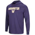 Men's Campus Heritage Washington Huskies Hooded Tee, Size: Small, Drk Purple