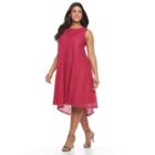 Plus Size Apt. 9 A-line Lace Dress, Women's, Size: 3xl, Pink