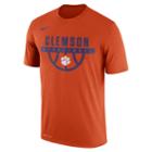 Men's Nike Clemson Tigers Dri-fit Basketball Tee, Size: Xxl, Drk Orange