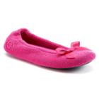 Isotoner Women's Ballet Slippers, Size: Medium, Pink