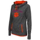 Women's Campus Heritage Clemson Tigers Buggin' Hoodie, Size: Medium, Dark Grey