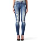 Women's Rock & Republic&reg; Berlin Midrise Skinny Jeans, Size: 2 Short, Med Blue
