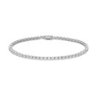 Primrose Sterling Silver Cubic Zirconia Tennis Bracelet, Women's, White