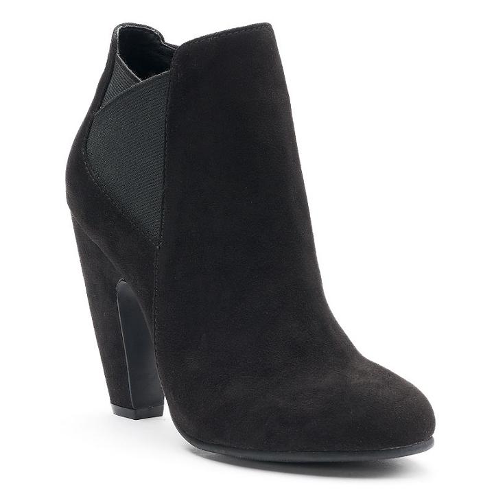 Candie's&reg; Culture Women's High Heel Ankle Boots, Size: Medium (8), Black
