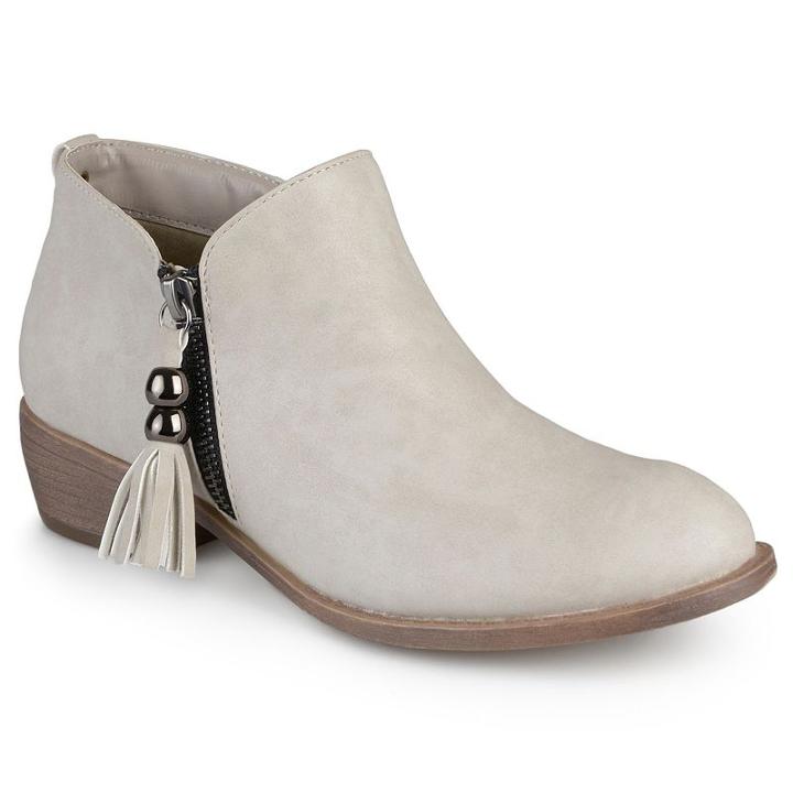 Journee Collection Kizzy Women's Ankle Boots, Girl's, Size: 8.5, Grey