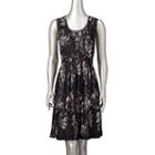 Women's Simply Vera Vera Wang Smocked Empire Dress, Size: Large, Black