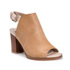 Muk Luks Rebeka Women's Chunky Heel Sling-back Sandals, Size: 8, Lt Brown