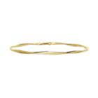 14k Gold Twist Bangle Bracelet, Women's