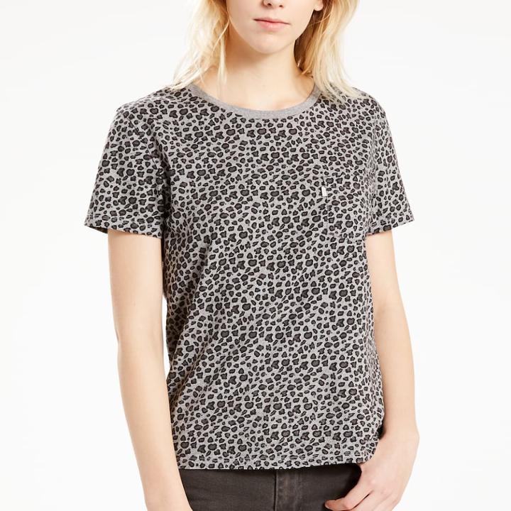 Women's Levi's&reg; Pocket Tee, Size: Xl, Grey