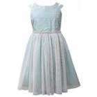 Girls Plus Size Bonnie Jean Ballerina Dress, Girl's, Size: 16 1/2, Turquoise/blue (turq/aqua)